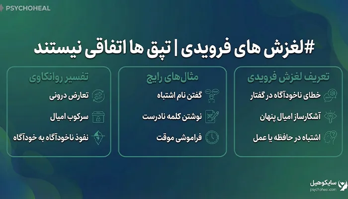 لغزش های فرویدی تپق ها اتفاقی نیستند